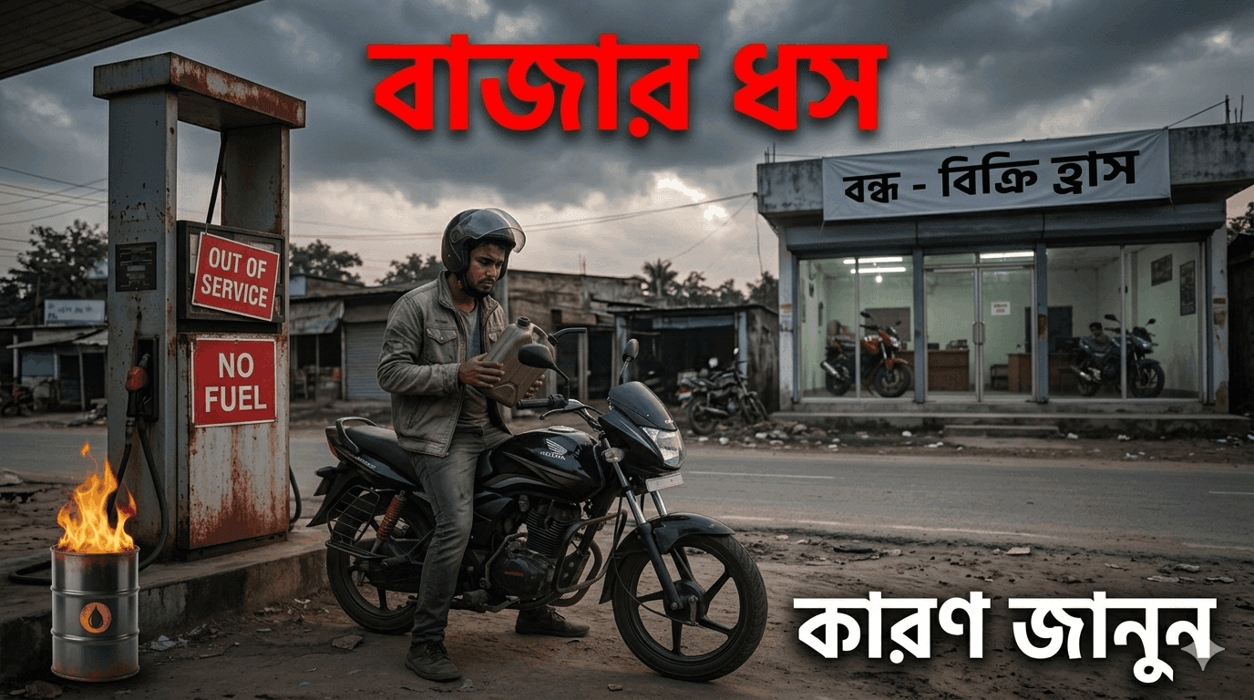 বাংলাদেশে মোটরসাইকেল বাজার কমার কারণ ২০২৬