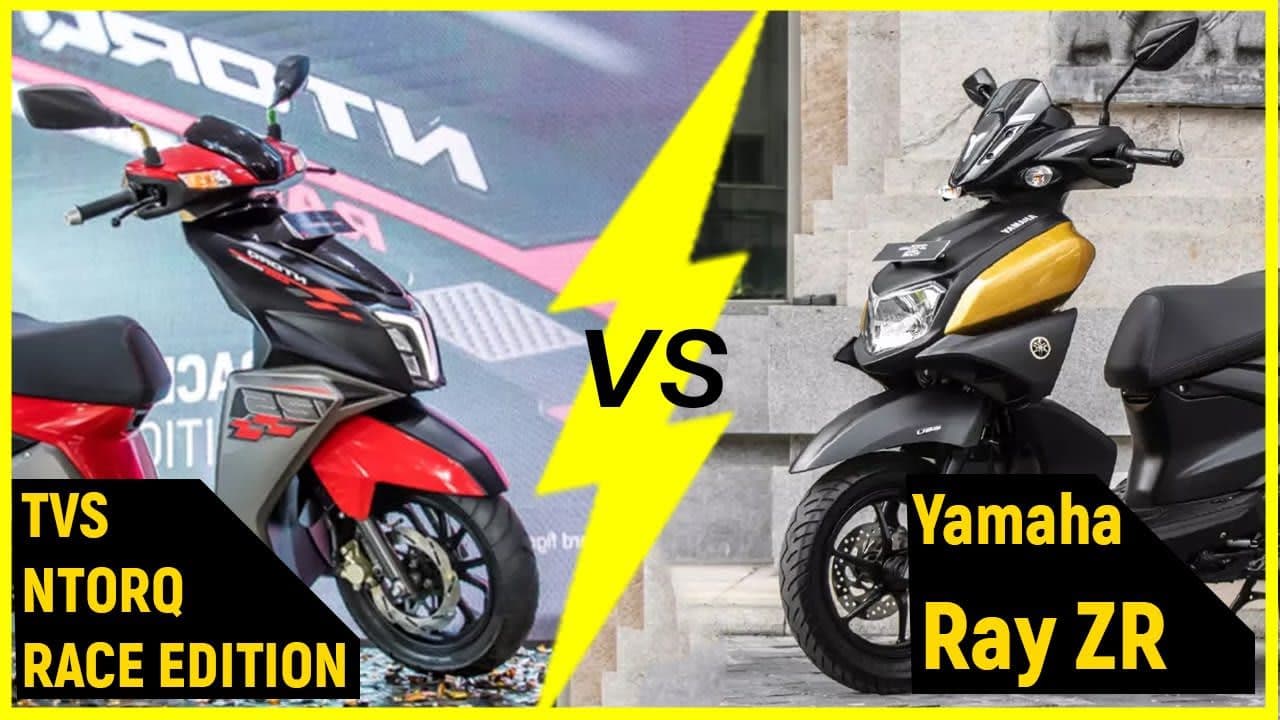 Tvs ntorq 125 vs Yamaha ray zr 125