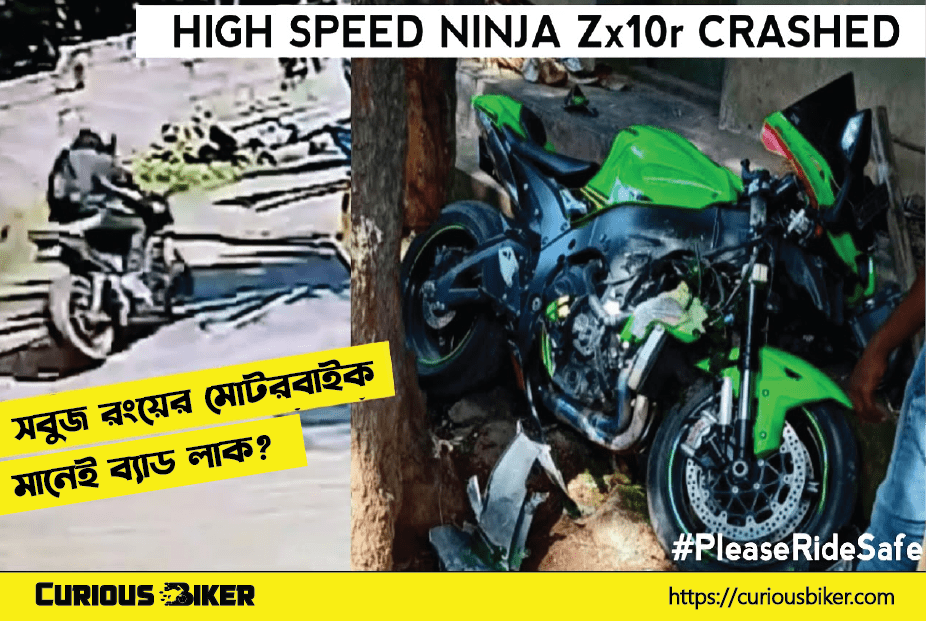 Green motorcycle means bad luck